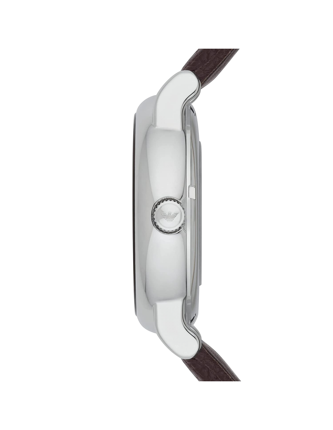 Montre Homme Emporio Armani AR1982 Automatique Squelette Cadran Bronze Bracelet Cuir Marron vue 2