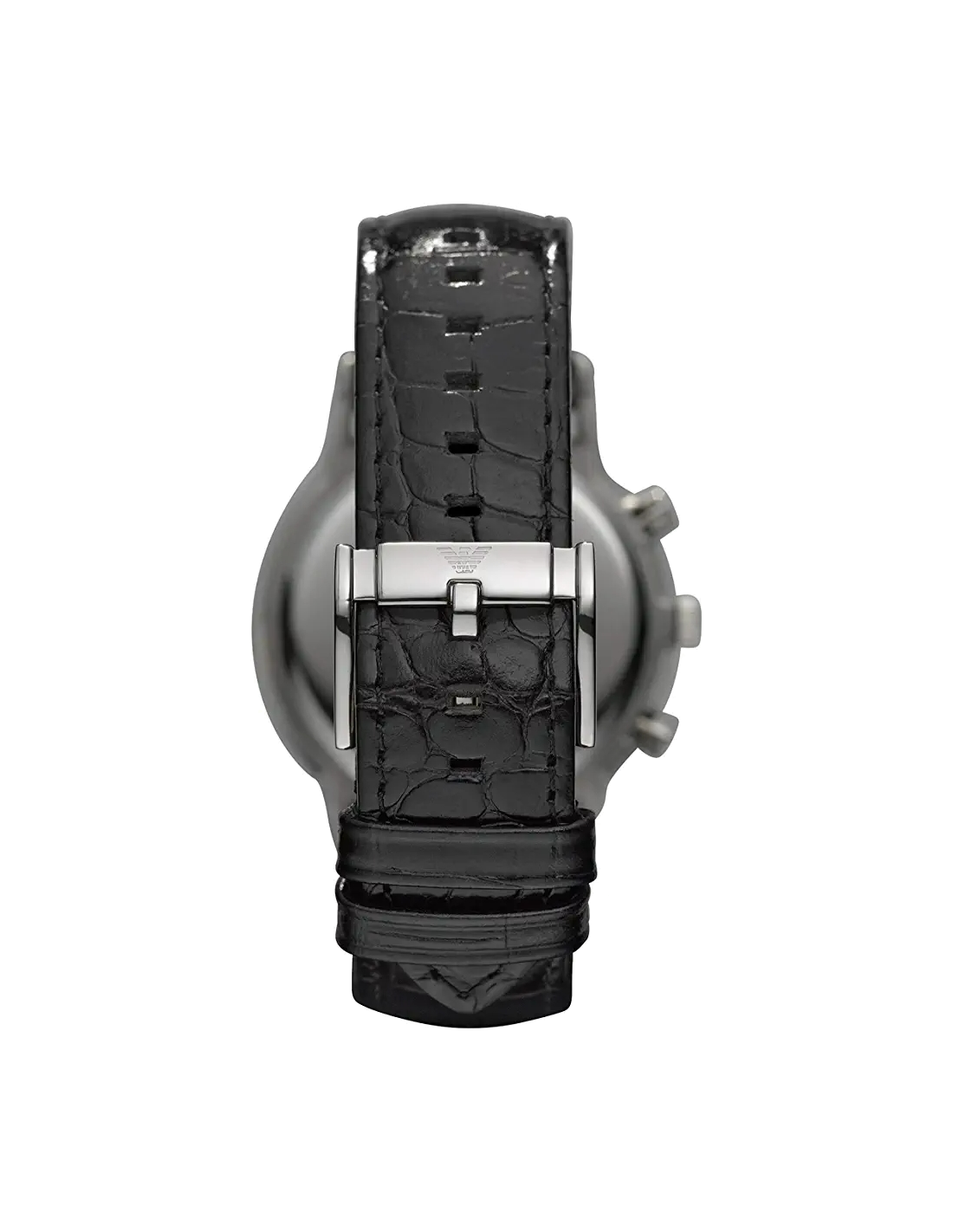 Montre Homme Emporio Armani AR2447 - Chronographe Cadran Noir sur Bracelet Cuir vue 4