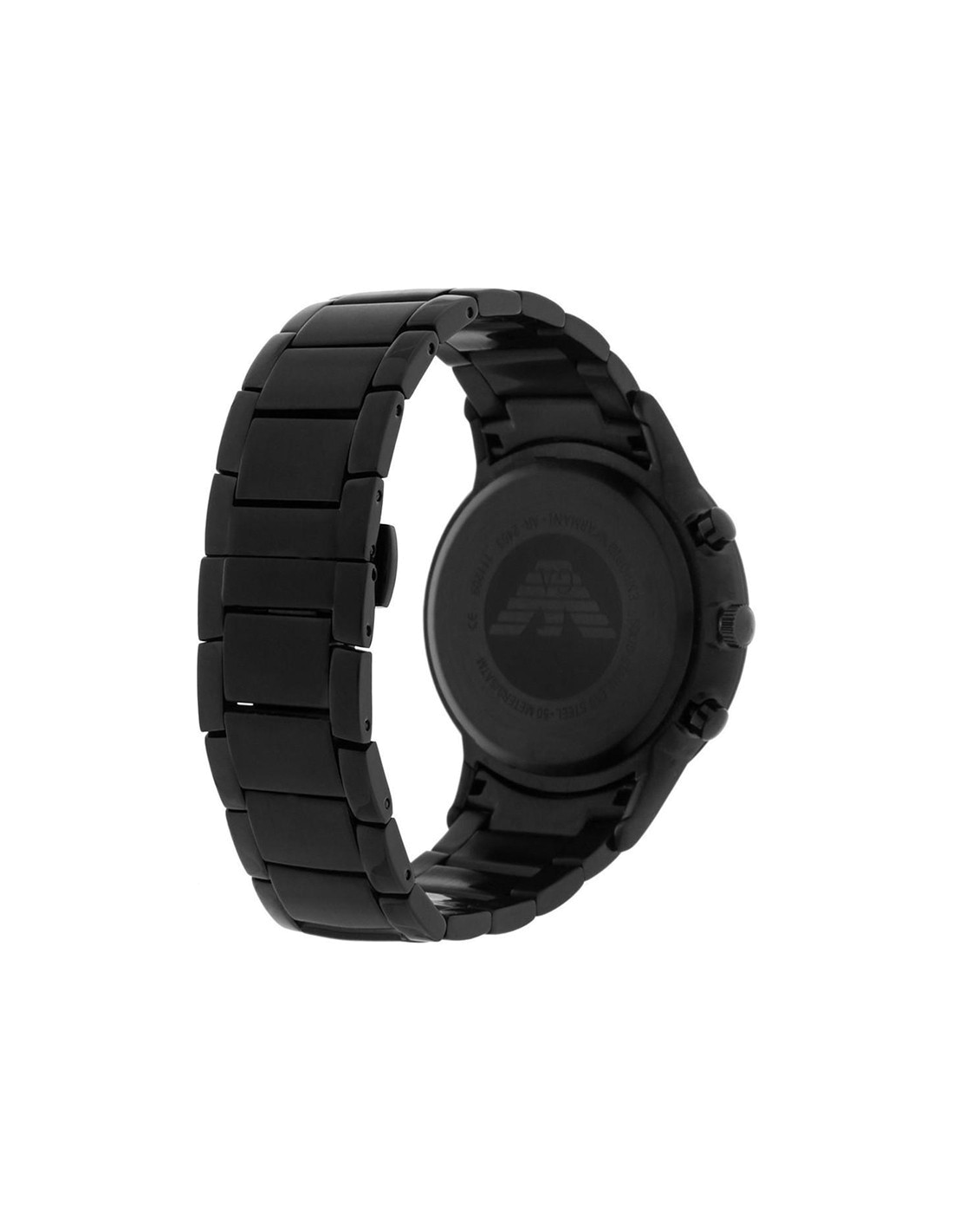 Bracelet cuir noir Emporio Armani AR2453 — Montres Outlet