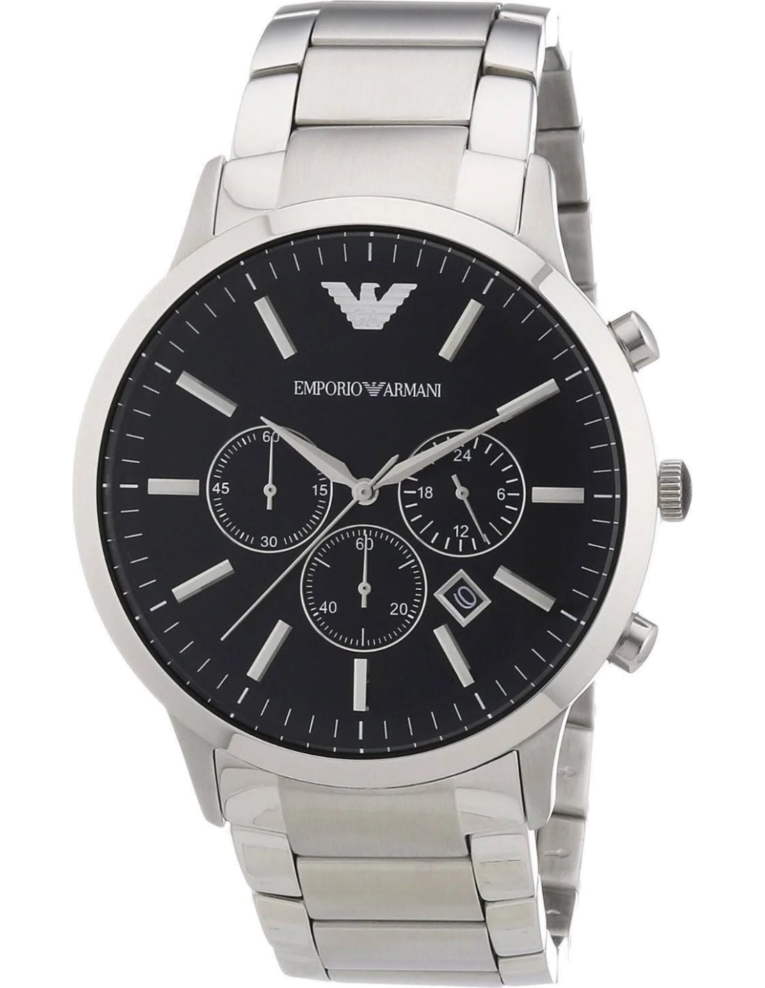 Montre Emporio Armani AR2460 Bracelet Acier Inoxydable Noir