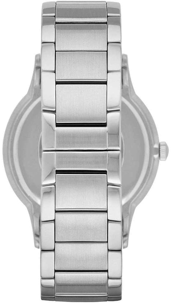 Montre Homme Emporio Armani Renato AR2514 Cadran Gris Acier Argent vue 3