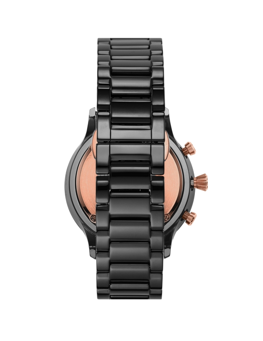 Montre Homme Emporio Armani AR70006 en céramique noire vue 2