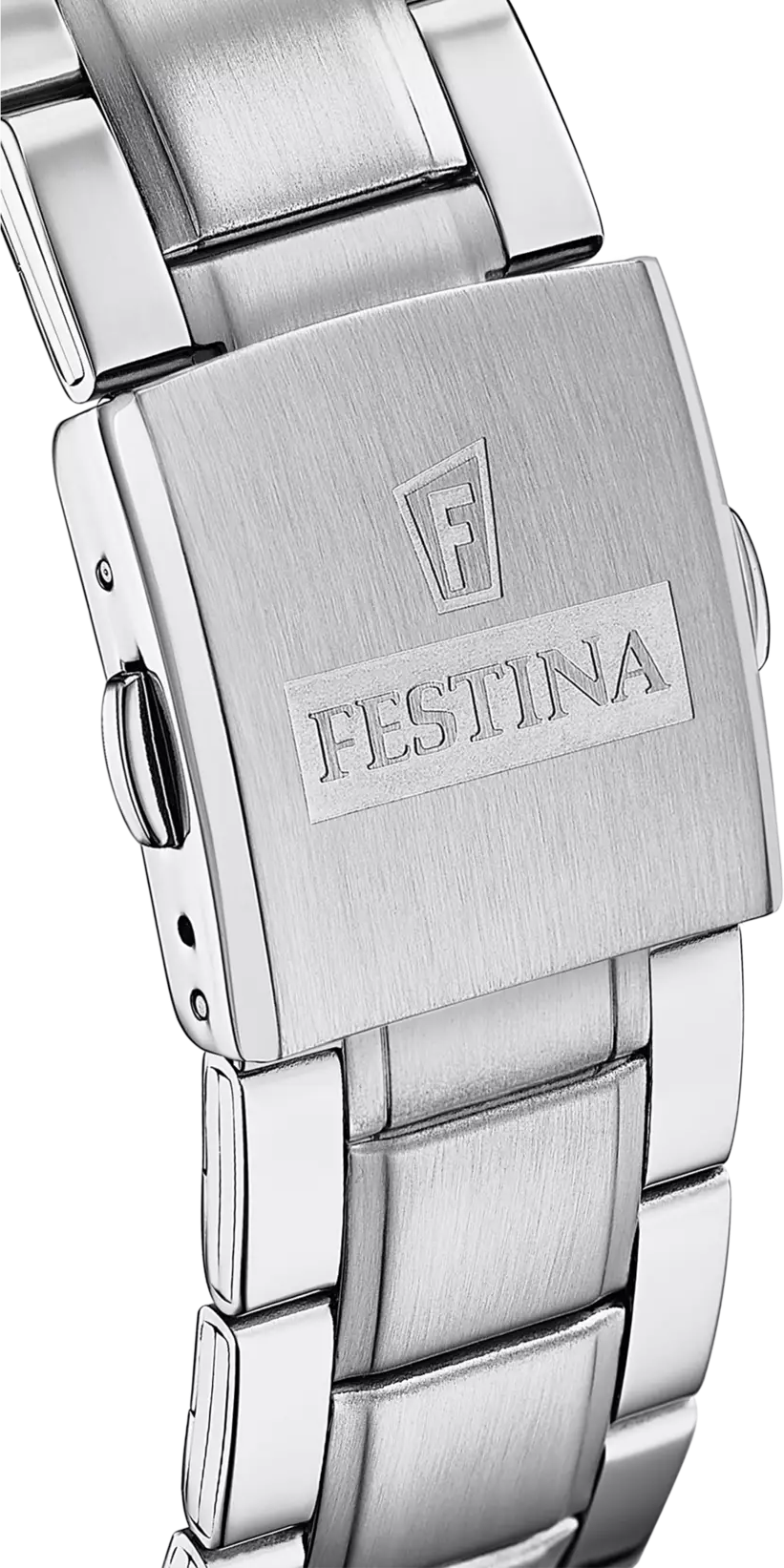 Montre Homme Festina F16759/1 Acier Argenté Cadran Blanc Multifonctions vue 2