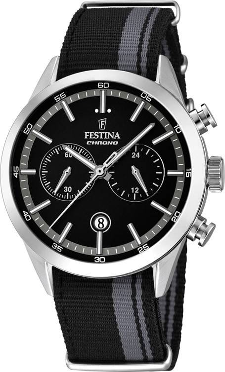 Montre Homme Festina Sport F16827/3 Noir - Cadran 44mm - Chronographe