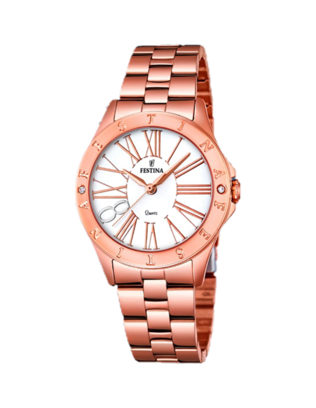 Montre Festina F16926/1 Boyfriend Or Rose pour Femme