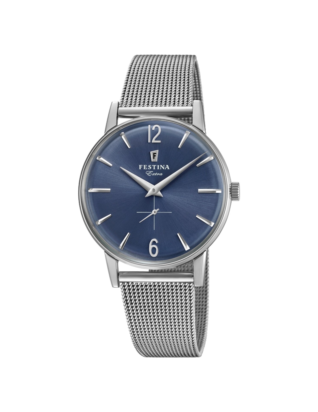 Montre Homme Festina F20252/3 Cadran Bleu Acier Inoxydable Argenté