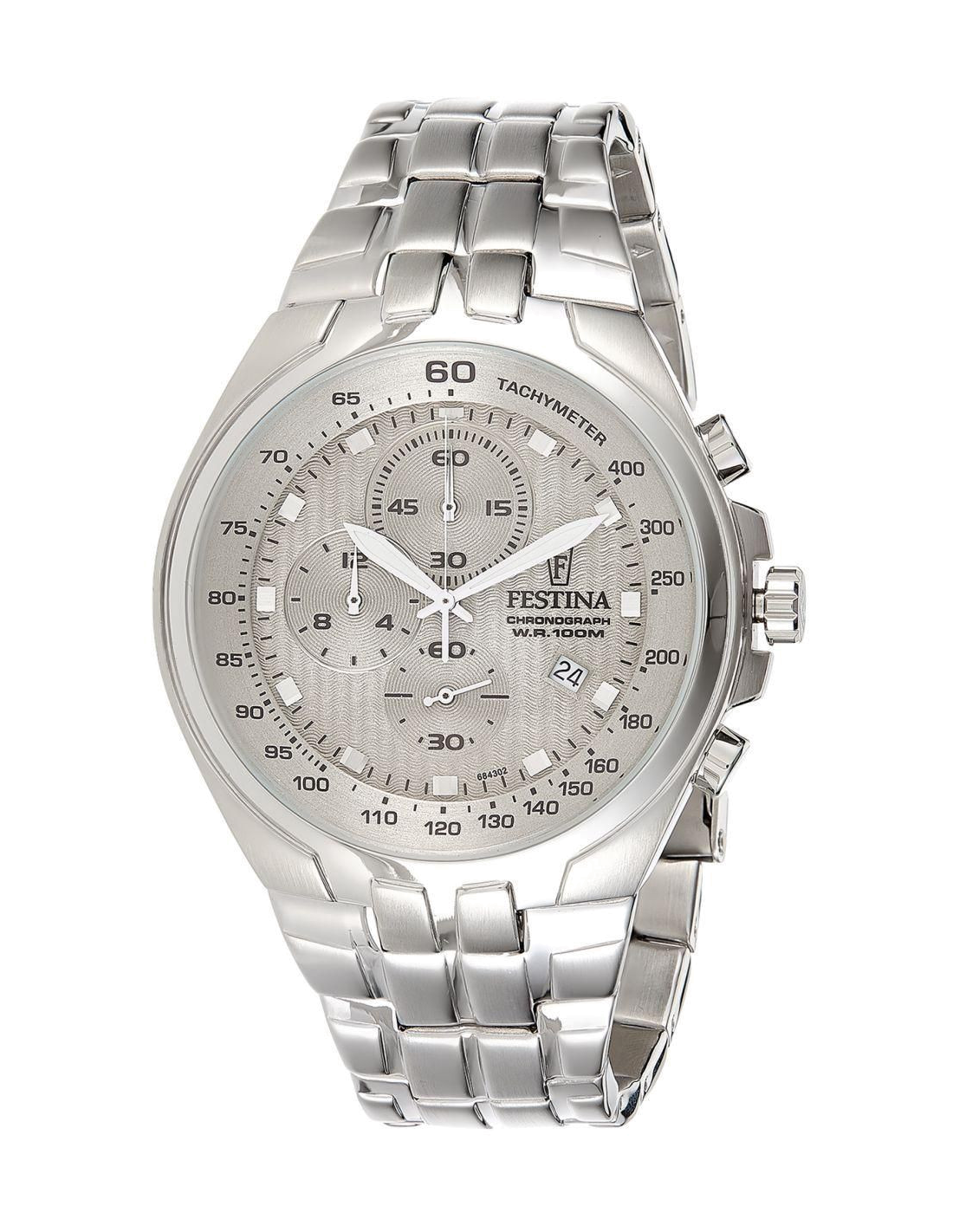 Montre Homme Festina Sport F6843/2 Cadran Gris Acier Inoxydable Argenté