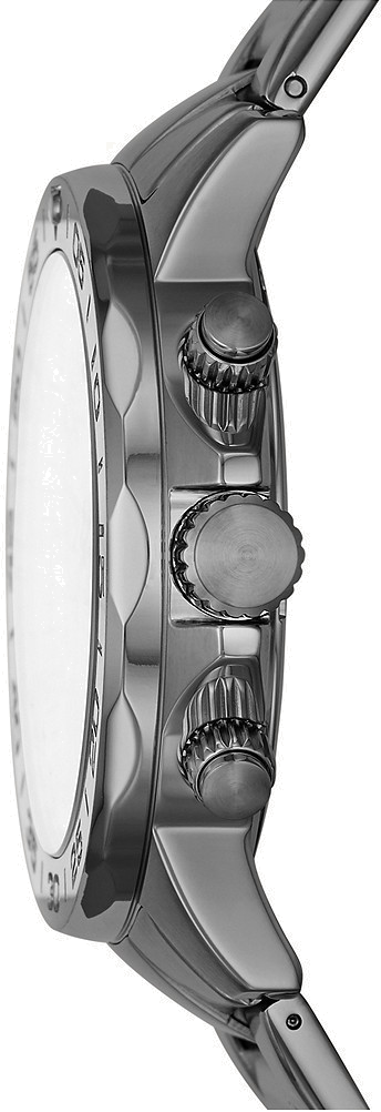 Montre Homme Fossil Bannon BQ2491 - Cadran et bracelet acier gris vue 2