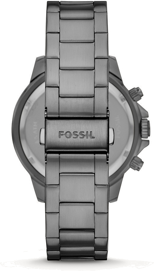 Montre Homme Fossil Bannon BQ2491 - Cadran et bracelet acier gris vue 3