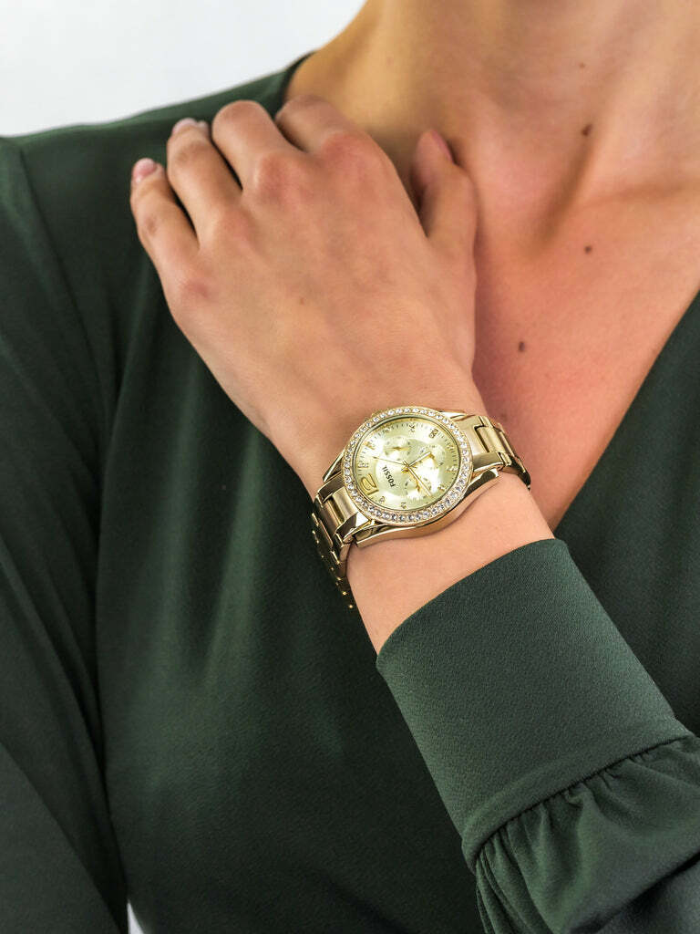 Montre-Bracelet Femme Fossil ES3203 - Chronographe Acier Doré à Strass vue 4