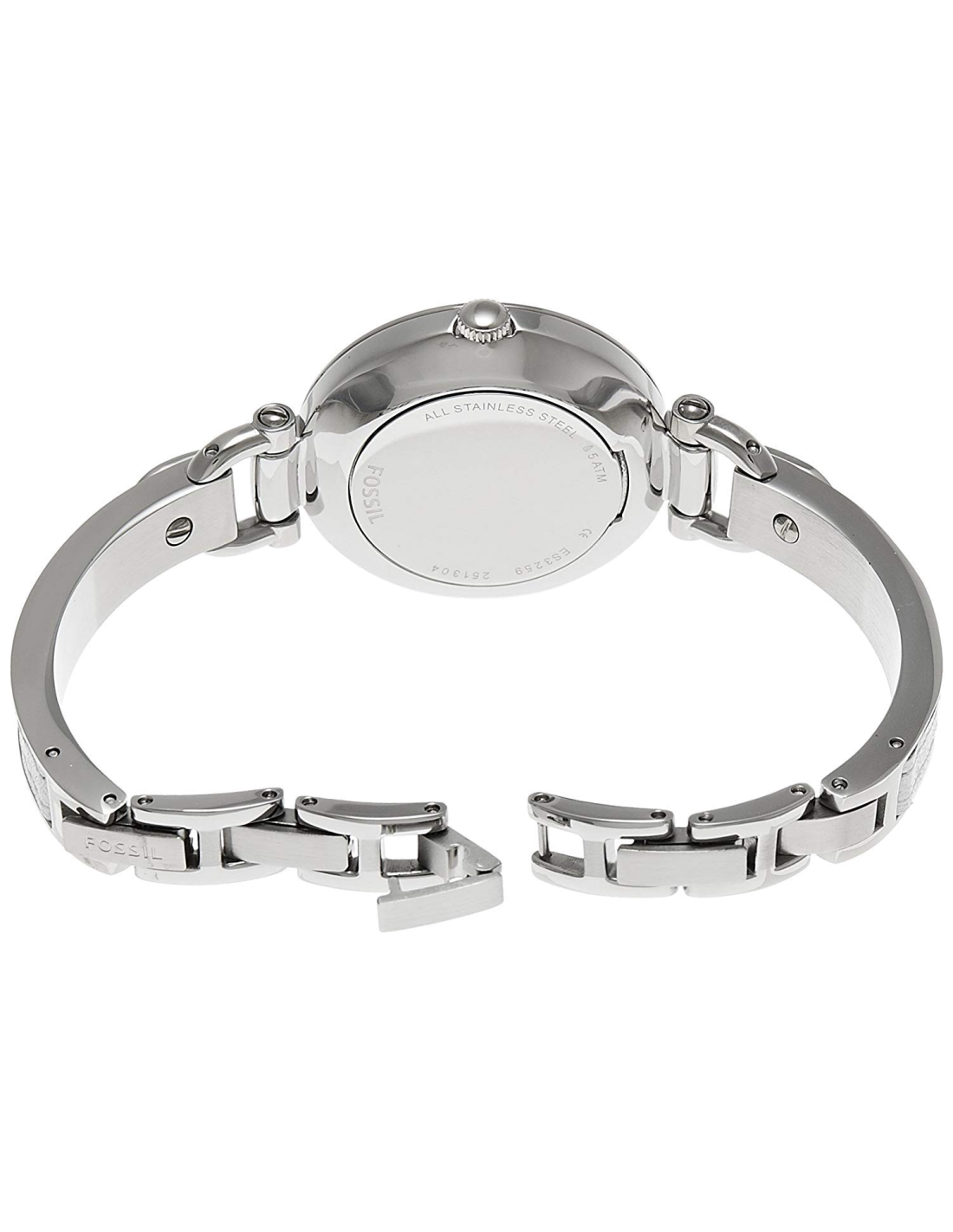 Détail du bracelet en cuir Fossil ES3259 — Montres Outlet