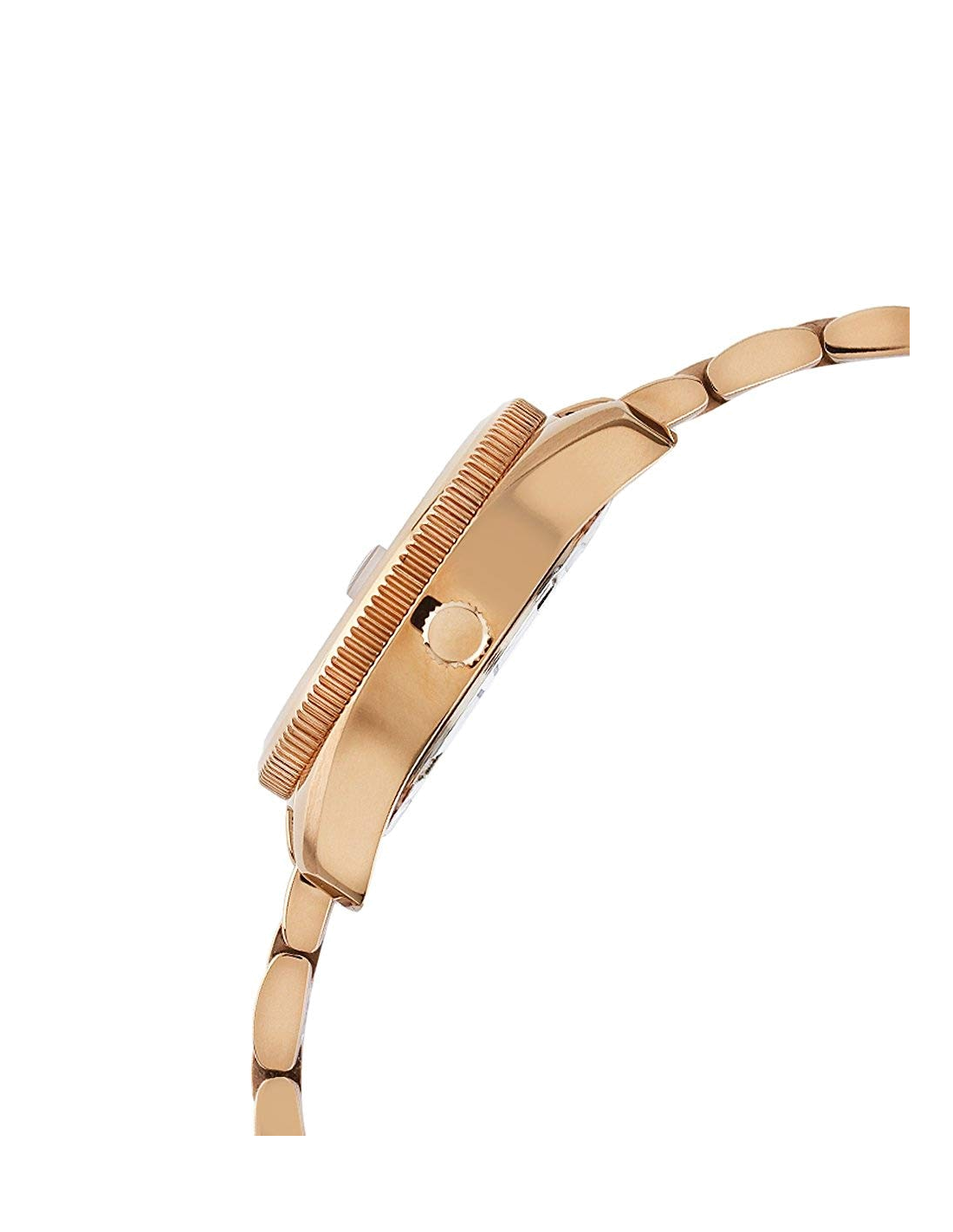 Montre Femme Fossil ES3584 Perfect Boyfriend en Acier Or Rose avec Date vue 2