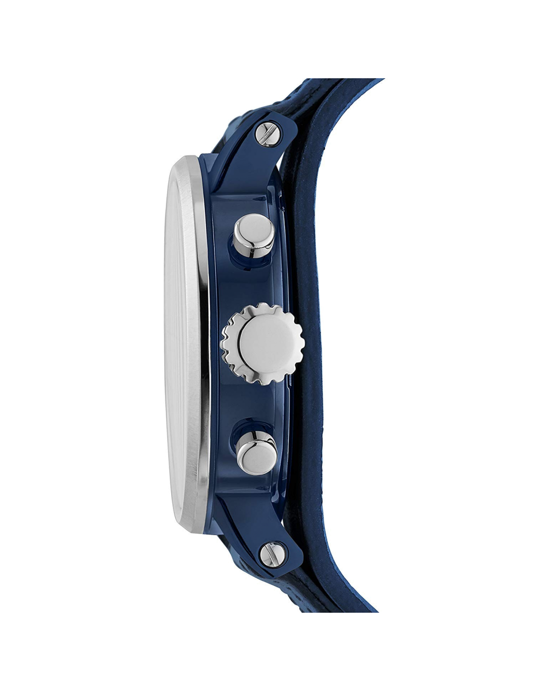 Montre Femme Fossil Original Boyfriend ES4113 - Cadran et Bracelet Cuir Bleu vue 2