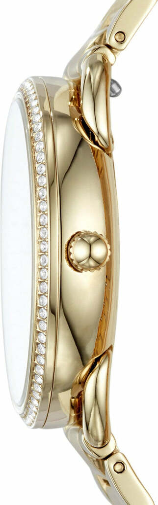 Montre Femme Fossil Tailor ES4263 en acier inoxydable doré, cadran blanc vue 2