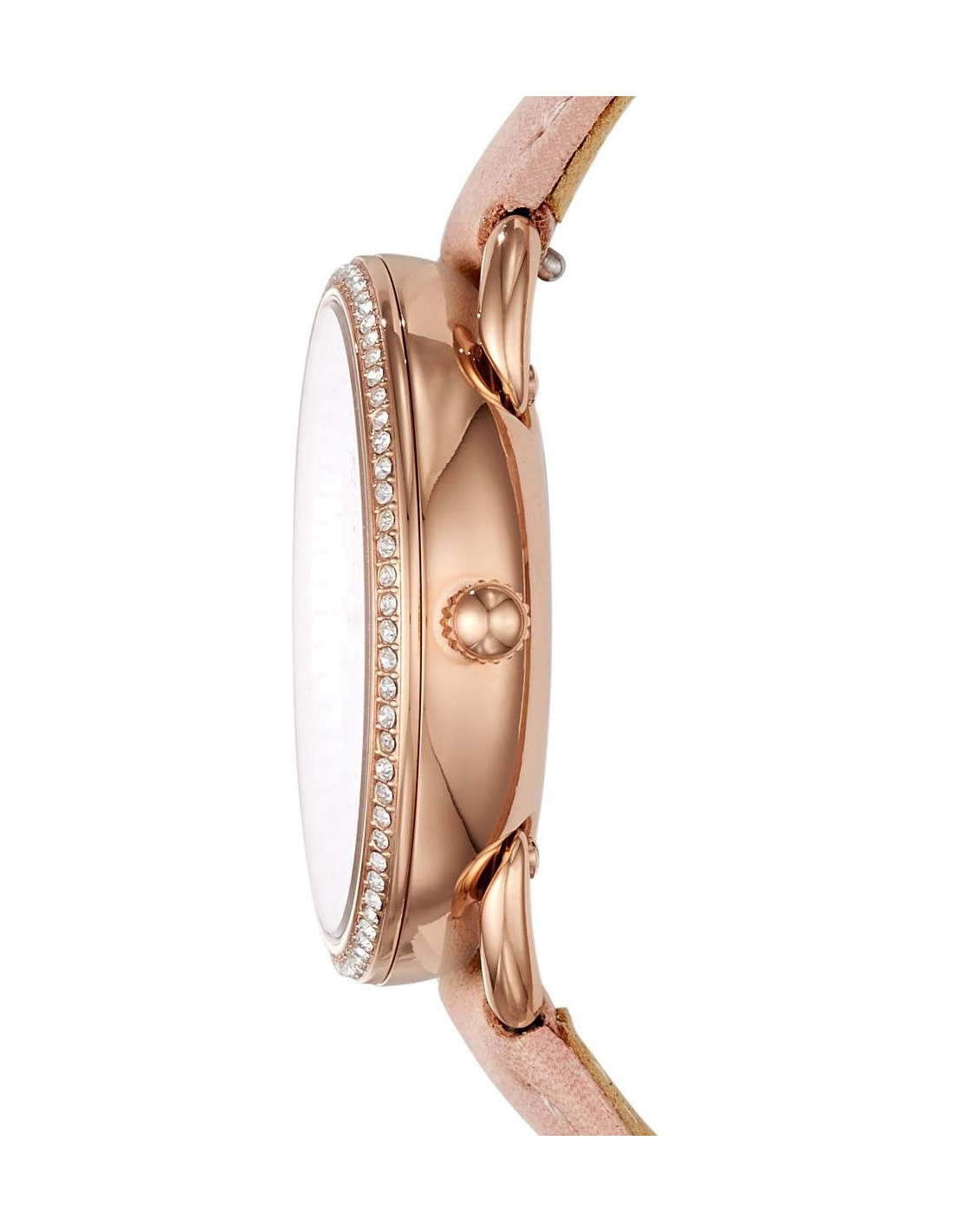 Détail du cadran rose de la Fossil ES4393 — Montres Outlet