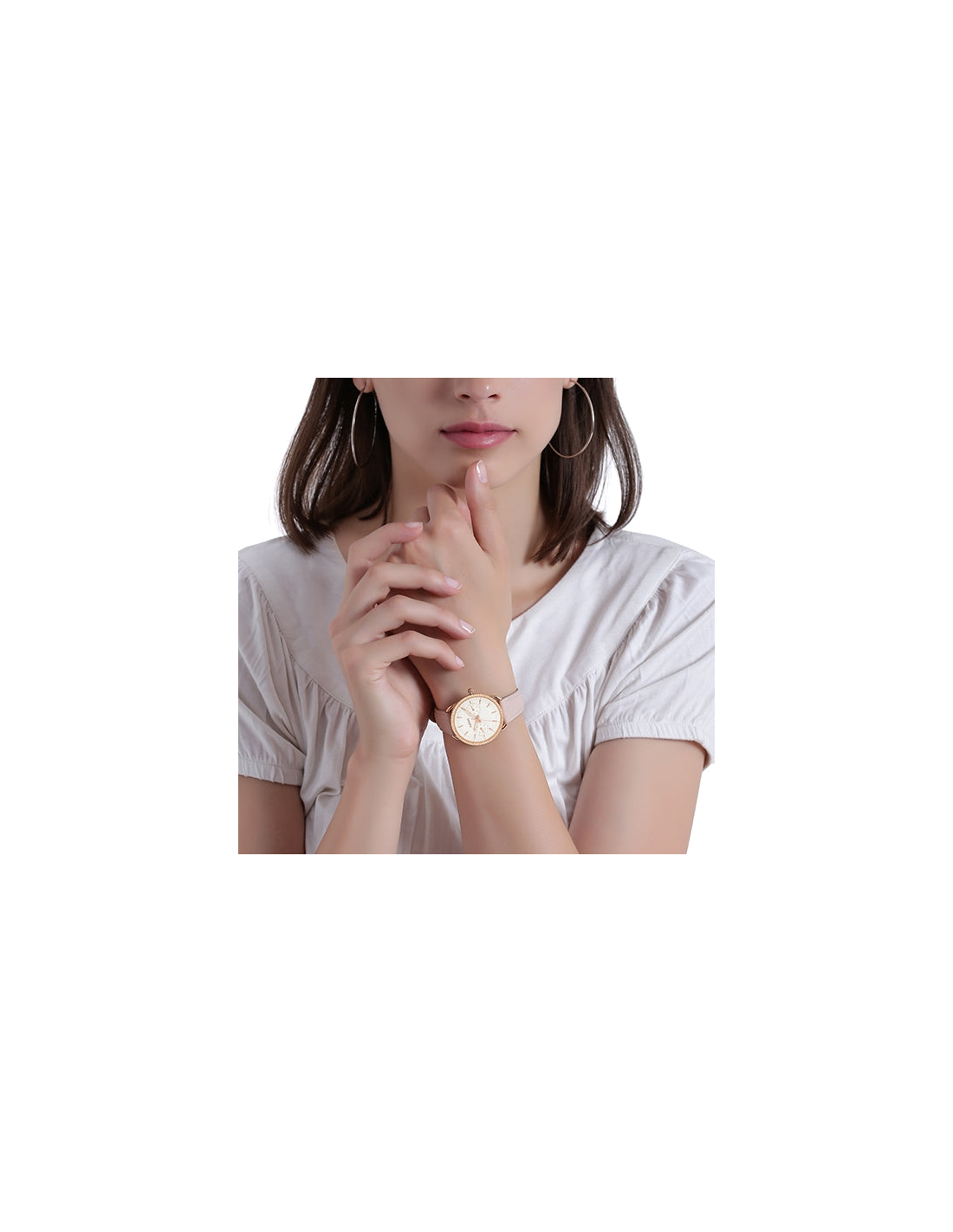 Bracelet en cuir de la montre Fossil ES4393 — Montres Outlet