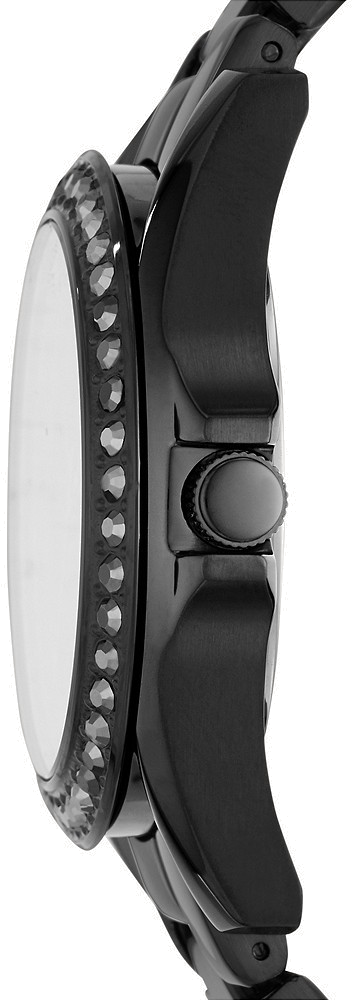 Montre Femme Fossil Riley ES4519 en Acier Inoxydable Noir IP vue 3