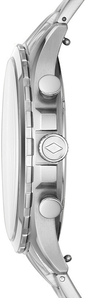 Montre Homme Fossil FS5605 Chronographe Acier Argenté Cadran Bleu vue 3