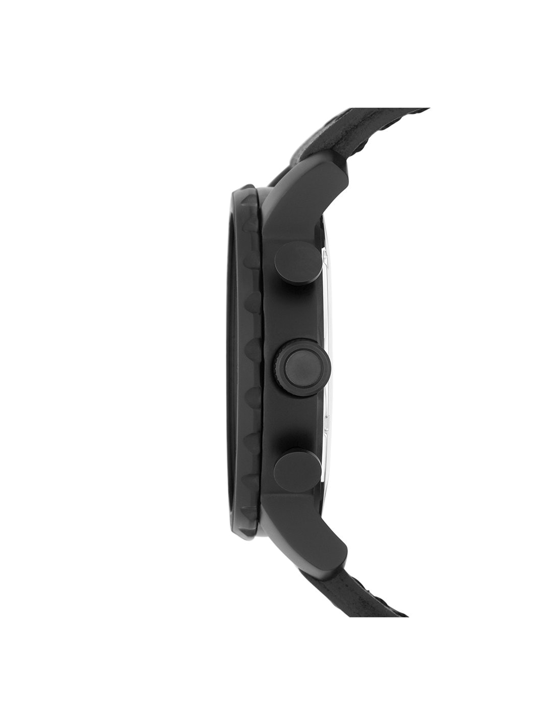 Montre Homme Fossil Nate JR1354 Chronographe Noir Gun Metal vue 2