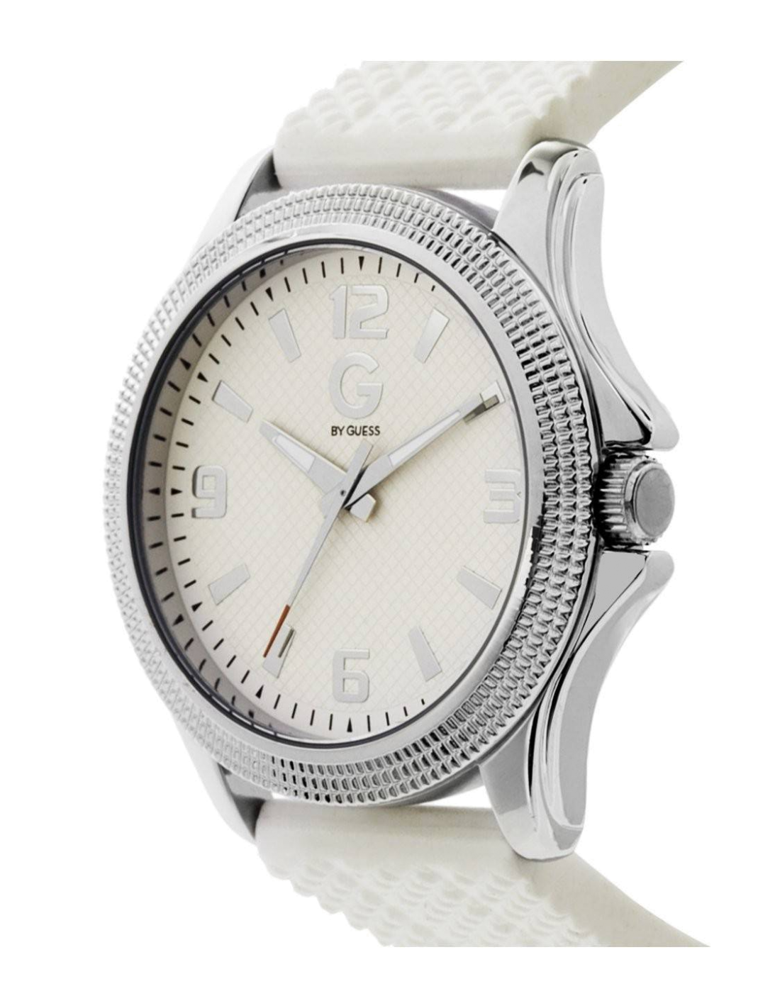 Montre Guess G74040G1 pour Homme - Cadran et bracelet blancs - 48mm vue 2