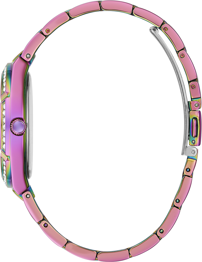 Montre Femme Guess Cosmo GW0033L6 Acier Arc-en-ciel et Cristaux vue 2