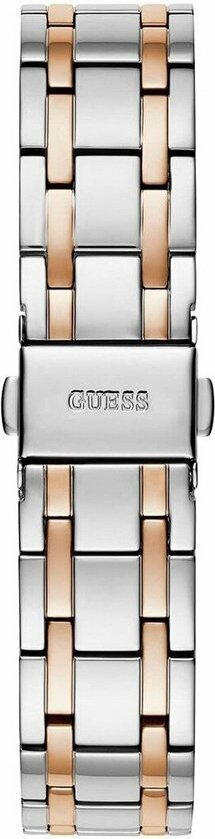 Montre Femme Guess Cosmo GW0033L9 bracelet acier bicolore cadran argenté vue 3