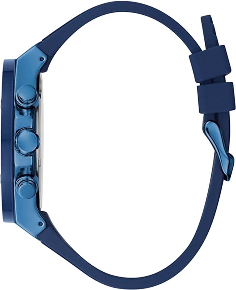 Montre Guess GW0057G3 Poseidon en Acier et Silicone Bleu vue 2