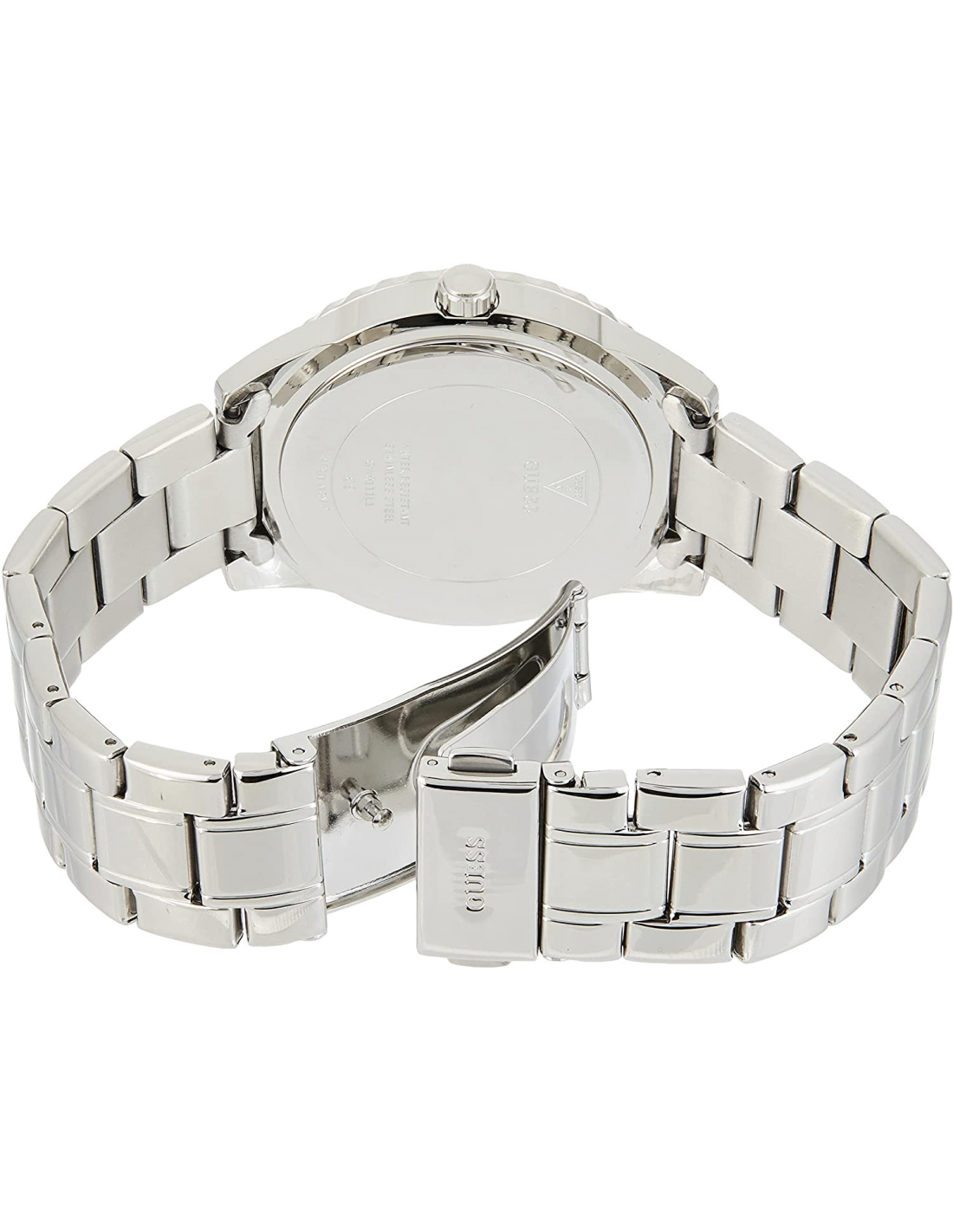 Montre Femme Guess GW0111L1 Sparkler en Acier Inoxydable Argenté avec Strass vue 4