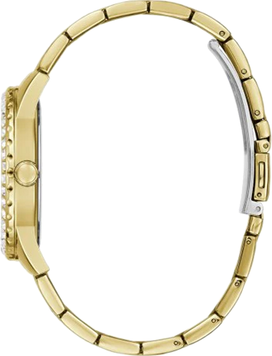 Montre Femme Guess GW0111L2 Sparkler - Boîtier Or Acier, Cadran Noir avec Cristaux vue 2