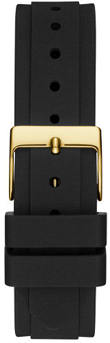 Montre Guess Femme GW0113L1 - Cadran Vert Imprimé, Bracelet Silicone Noir vue 3