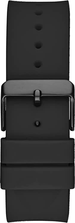 Montre Guess pour Homme GW0208G5 - Cadran et bracelet noir en silicone - 47mm vue 3