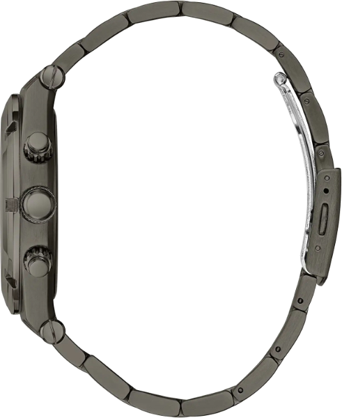 Montre Homme Guess GW0260G3 Gunmetal 44mm Cadran Squelette Acier Inoxydable vue 2