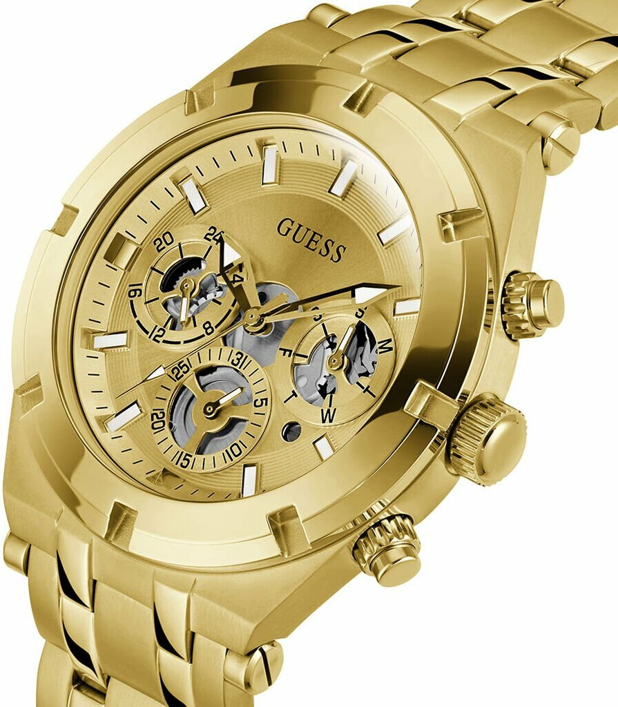 Montre Homme Guess GW0260G4 en Acier Doré à Cadran Multifonctions vue 2