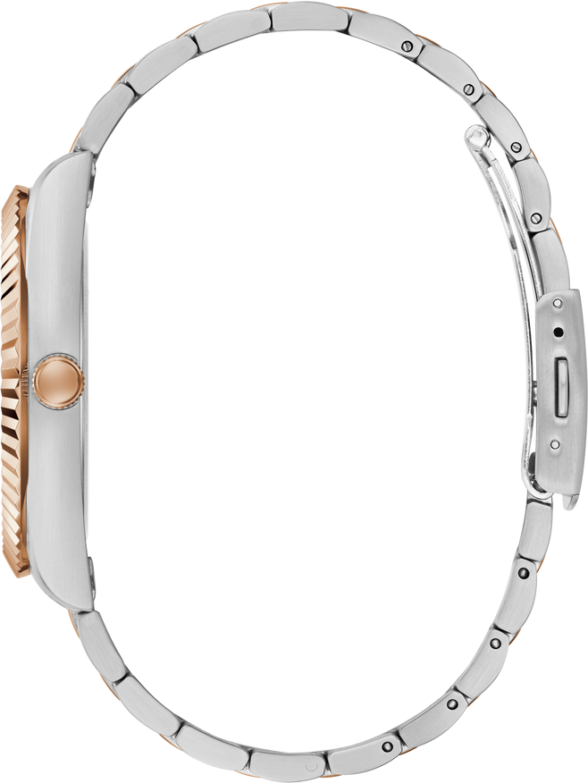 Montre Homme Guess GW0265G13 Connoisseur - Boîtier Acier Bicolore, Cadran Gris Taupe vue 4