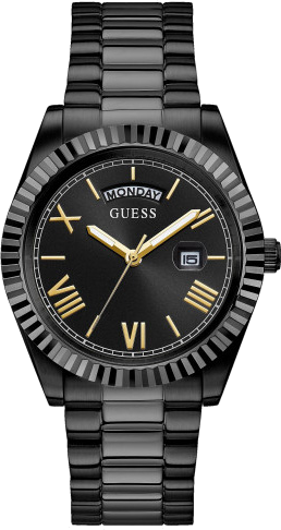 Montre Homme Guess Connoisseur GW0265G4 en Acier Inoxydable Noir