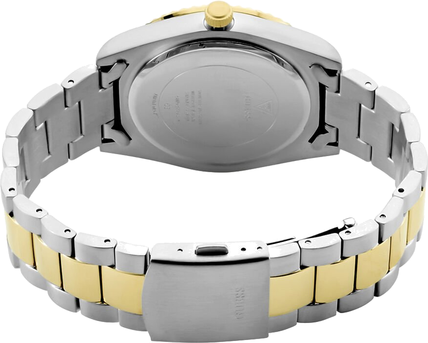 Montre Homme Guess Connoisseur GW0265G8 - Cadran Vert - Bracelet Acier Bicolore Argent/Or vue 4