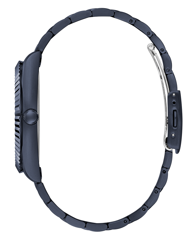 Montre Homme Guess Connoisseur GW0265G9 - Cadran et bracelet acier bleu vue 4