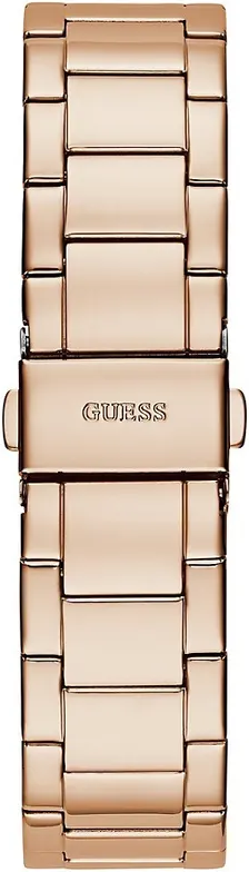 Montre Femme Guess Moonlight GW0320L3 - Boîtier Acier Or Rose, Lunette Strass, Cadran Blanc vue 4