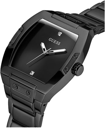 Montre Homme Guess Phoenix GW0387G3, Cadran et Bracelet Acier Noir vue 4