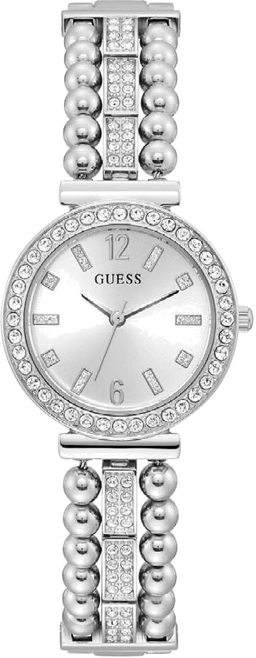 Montre Femme Guess Gala GW0401L1 en Acier Argenté avec Cadran Strass