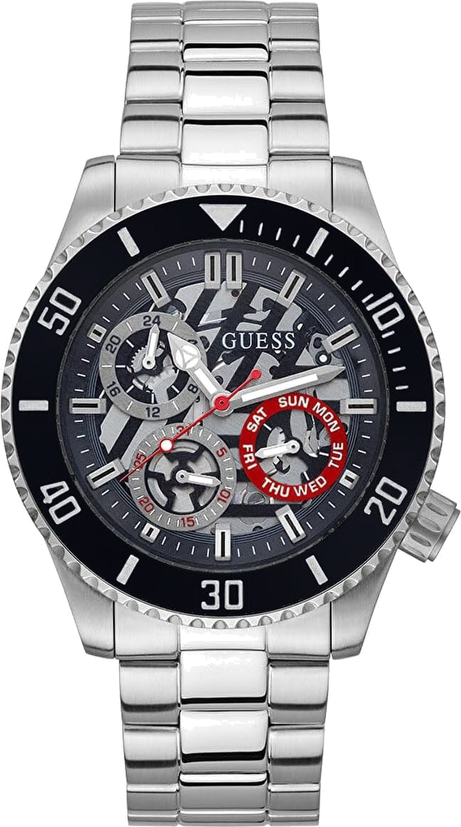 Montre Homme Guess Axle GW0488G1 Multifonction Acier Inoxydable Cadran Bleu