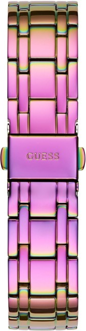 Montre Femme Guess Allara GW0604L4 - Bracelet Acier Arc-en-Ciel & Cadran Squelette à Cristaux vue 4