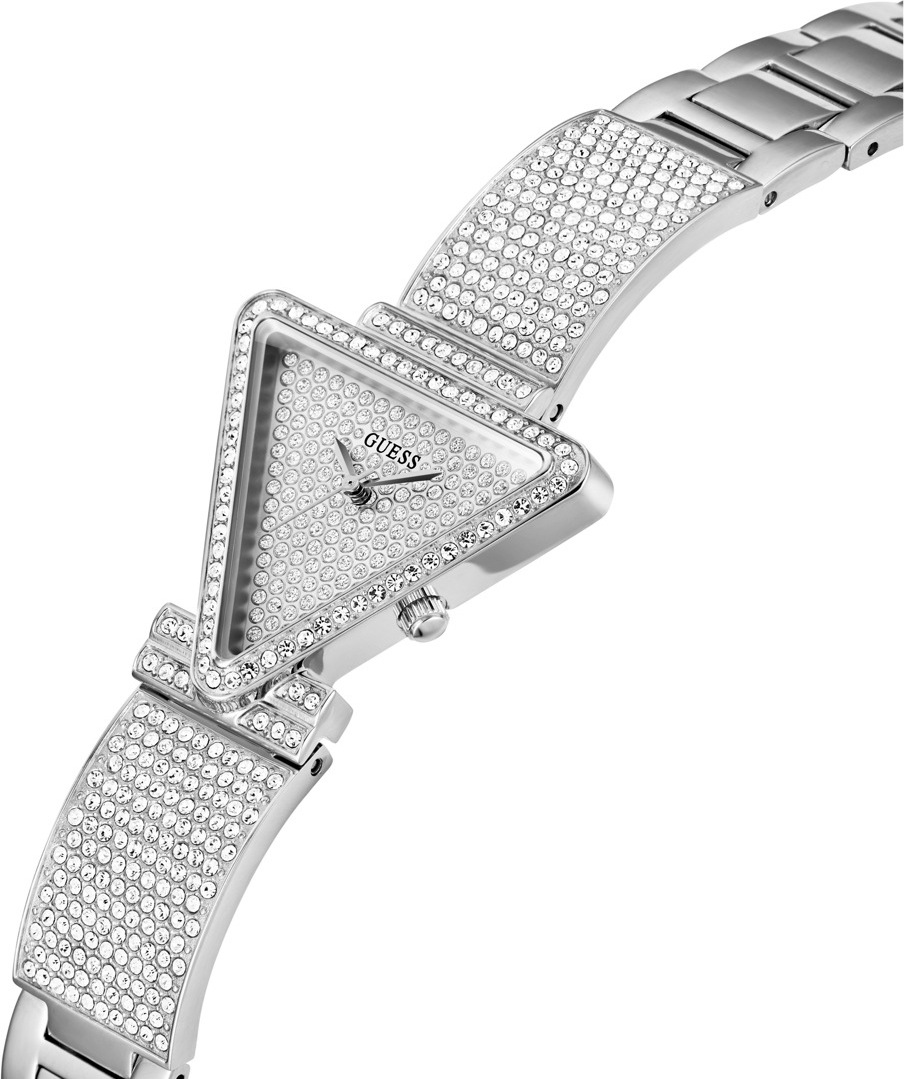Montre Femme Guess GW0644L1 Fame - Boîtier Triangle en Acier Argenté vue 3