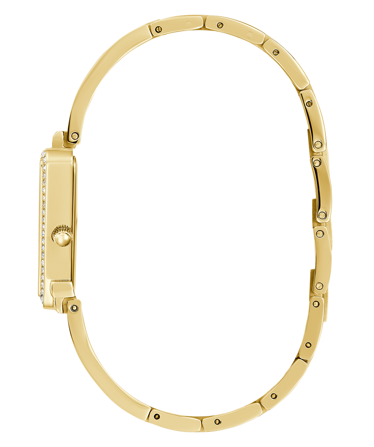 Montre Femme Guess GW0644L2 Fame Acier Doré Boîtier Triangle et Cristaux vue 3