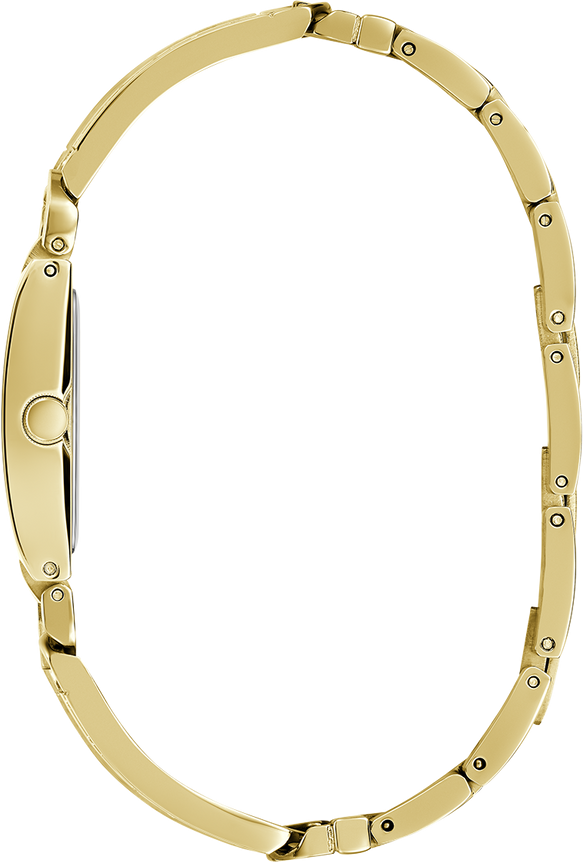 Montre Femme Guess GW0668L2 en Acier Doré à Cadran Carré et Cristaux vue 3