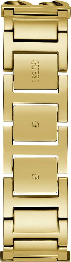 Montre Femme Guess GW0668L2 en Acier Doré à Cadran Carré et Cristaux vue 4