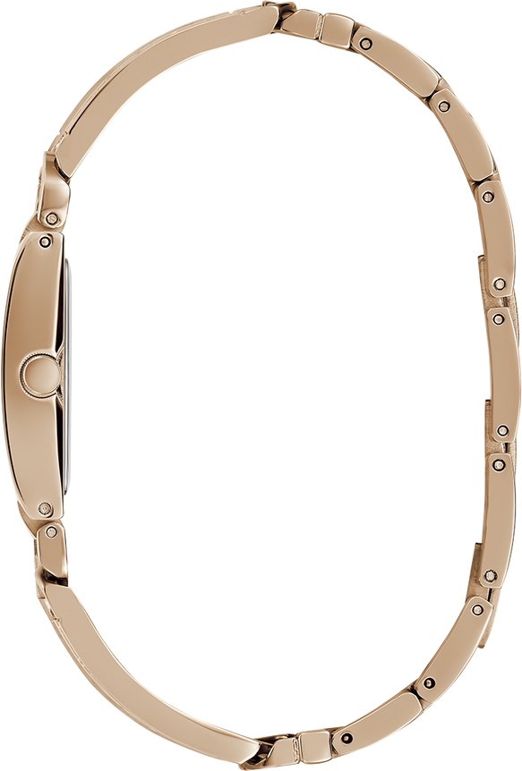 Montre Femme Guess GW0668L3 Acier Rose Gold et Cristaux Boîtier Carré vue 3