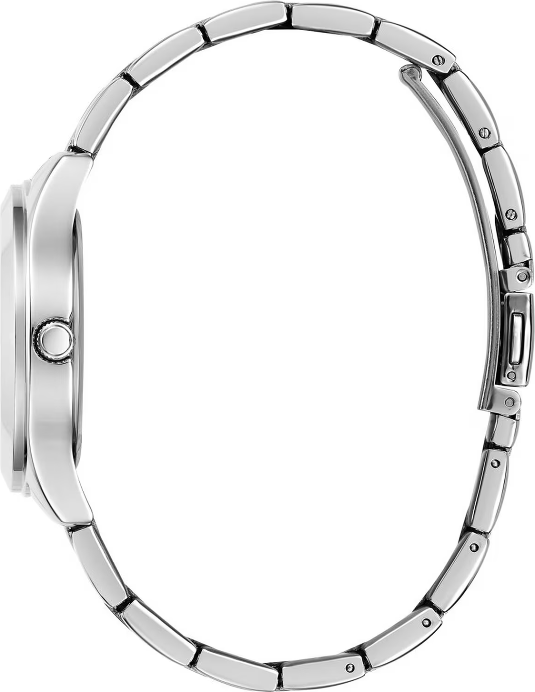 Montre Femme Guess GW0675L1 Acier Argenté Cadran Logo Triangle Rose vue 3