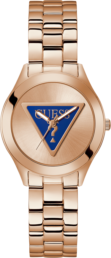 Montre Femme Guess GW0675L3 Acier Rose Gold Cadran Logo Bleu