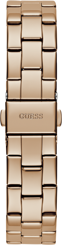 Montre Femme Guess GW0675L3 Acier Rose Gold Cadran Logo Bleu vue 4